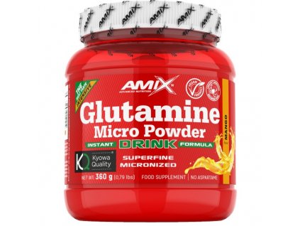 Glutamine Micro Powder Drink s příchutěmi | Amix