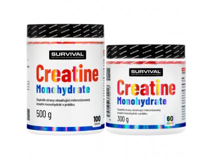 Creatine Monohydrate - akce 500 g + 300 g zdarma | Survival