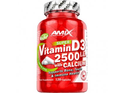 Vitamin D3 2500 I.U. with Calcium | Amix