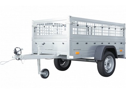 pol pl Przyczepa Unitrailer GARDEN TRAILER 200 FD z kolem podporowym i burtami siatkowymi 4583 4