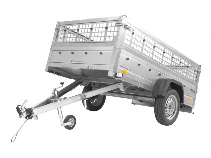 pol pl Przyczepa samochodowa z kiprem 230 x 125 Garden Trailer 230 KIPP 750 KG DMC z kolem podporow