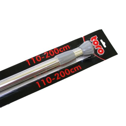 Rozpěrná teleskopická tyč nerez, 110 - 200 cm