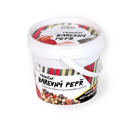 KOŘENÍ PEPŘ BAREVNÝ 30G, CELÝ