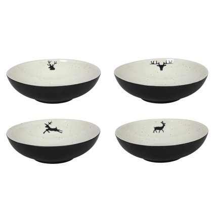 MISKA MOTIV SOB ?18CM, ČERNÁ, ASSORT