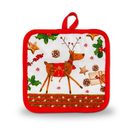 PODLOŽKA POD HRNEC 17X17CM, VÁNOČNÍ 3 ASSORT