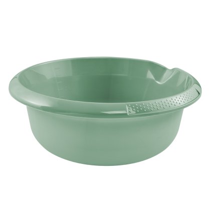 MISKA KULATÁ S VÝLEVKOU 28X11CM, 3,5L,SEV.ZELENÁ