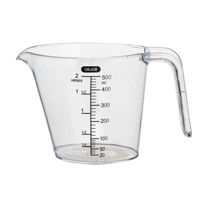 ODMĚRKA 500ML 16,3X9,6X10,3CM PLAST