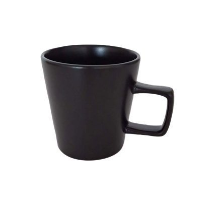 HRNEK 350ML ČERNÝ MAT KITCHISIMO KERAMIKA