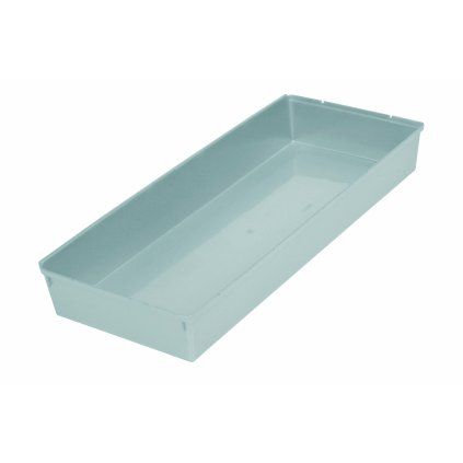 ÚLOŽNÝ BOX SYSTÉMOVÝ, 38X15X5, SVĚTLE STŘÍBRNÁ