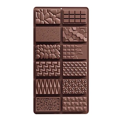 FORMA NA ČOKOLÁDOVÉ TYČINKY SILIKONOVÁ, 12 KS