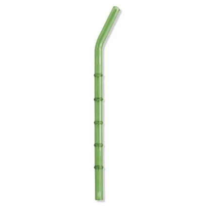 BRČKA SKLENĚNÁ SET 4KS+1KS ČISTICÍ KARTÁČEK ZELENÁ