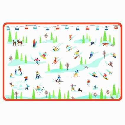 PROSTÍRÁNÍ LYŽAŘI 28,5X44CM