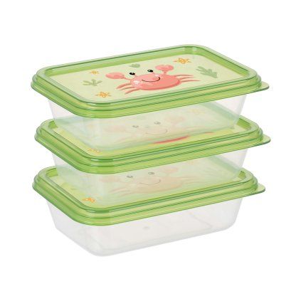 SADA DÓZ NA POTRAVINY 3KS KRAB 400ML 15.2X10.6X4.3