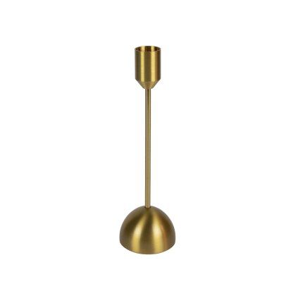 SVÍCEN KOVOVÝ 19.5CM ZLATÝ