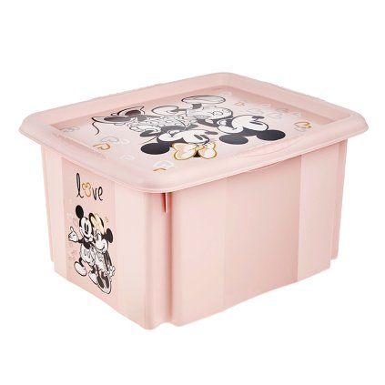 BOX ÚLOŽNÝ S VÍKEM MINNIE 24L PLAST