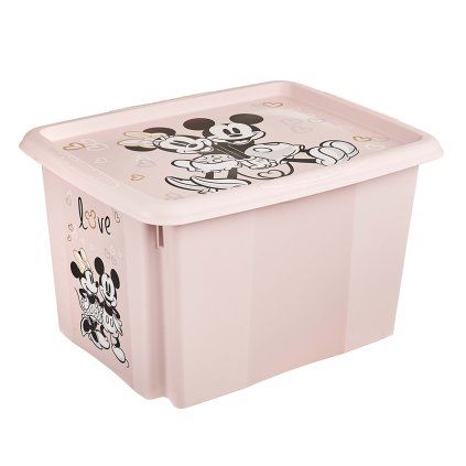 BOX ÚLOŽNÝ S VÍKEM MINNIE 30L PLAST