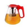 KONVICE NA ČAJ 1,2L S NEREZOVÝM SÍTKEM, ČERVENÁ