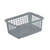 KOŠÍK STOHOVATELNÝ 17x10x25CM, ŠEDÁ
