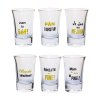 SADA SKLENIC NA PANÁKY-CHLAPSKÁ ZÁLEŽITOST! 6X40ML