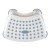 TABURET DELUXE, NOSNOST 80 KG, 40,5X28,5X14 BÍLÁ
