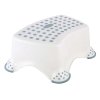 TABURET DELUXE, NOSNOST 80 KG, 40,5X28,5X14 BÍLÁ