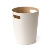KOŠ NA ODPADKY 25*25*30CM KRÉM.BÍLÁ PAPÍR+LEPENKA