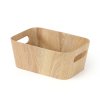 KOŠ ÚLOŽNÝ 26*18*11CM BARVA DŘEVA PAPÍR+LEPENKA