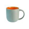HRNEK 435ML ZELENÁ/ORANŽOVÁ KERAMIKA