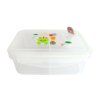DÓZA NA POTRAVINY ŽÁBA 830ML 18.9X13.4X6.8CM PLAST