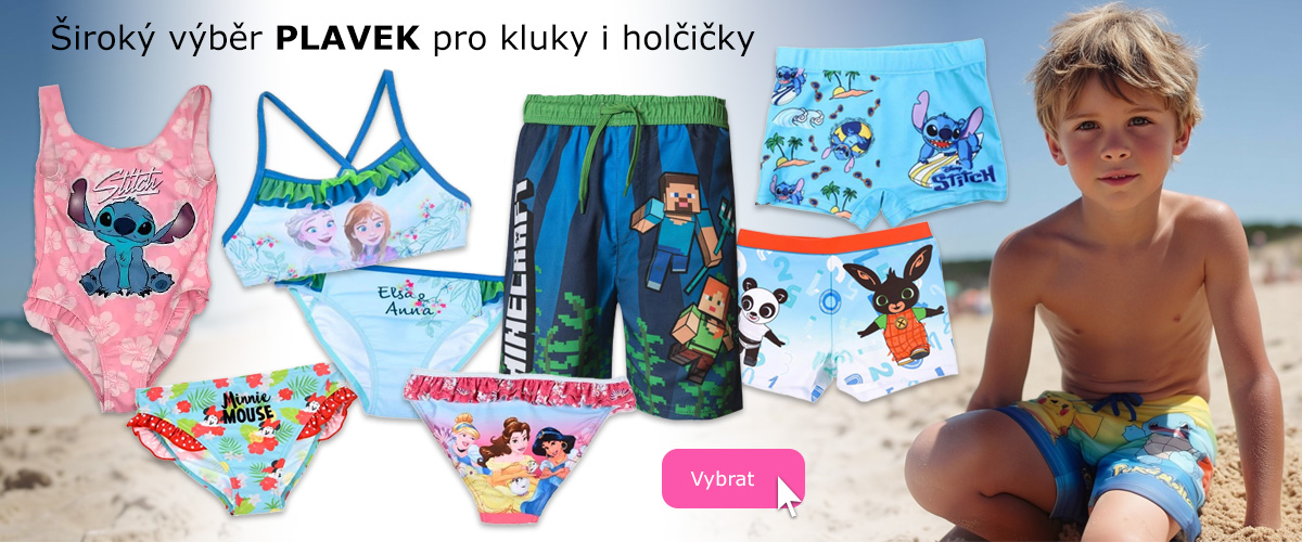 Naskladnili jsme spoustu nových plavek s oblíbenými hrdiny!