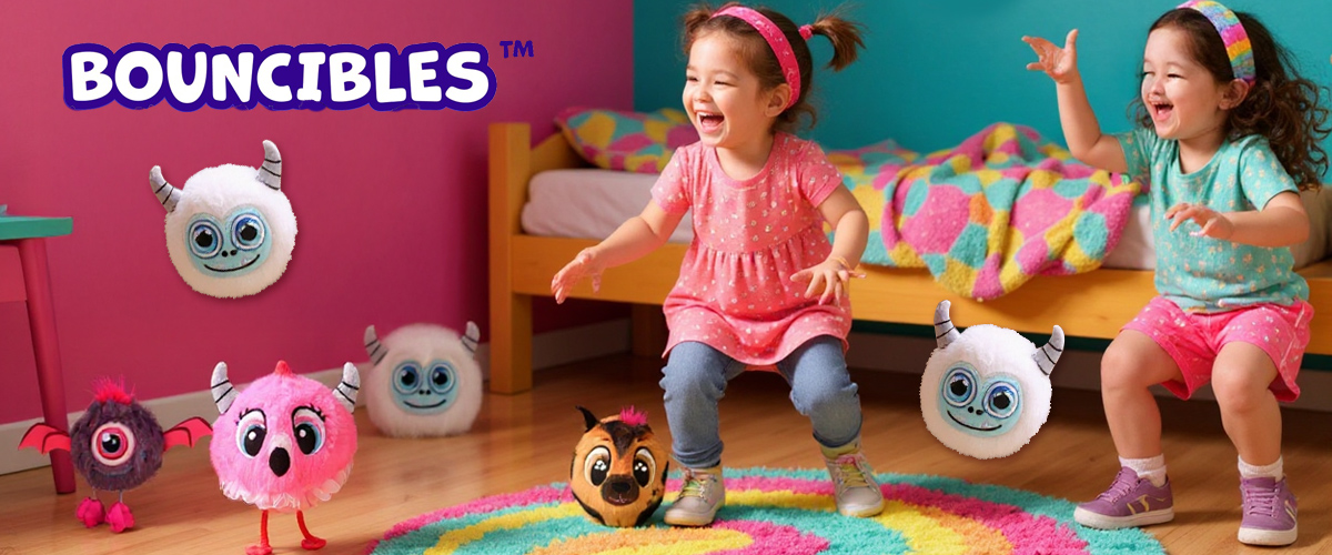Bouncibles – veselé příšerky, které si zamilujete