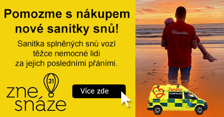 Pomozte Sanitce splněných snů plnit sny, které nepočkají