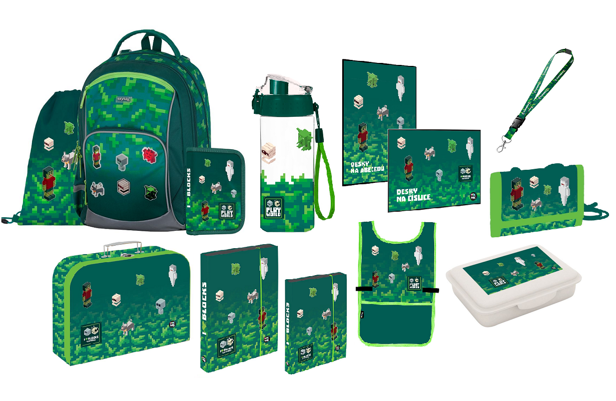 13dílný školní set Oxybag Oxy Go Playworld pro prvňáčky