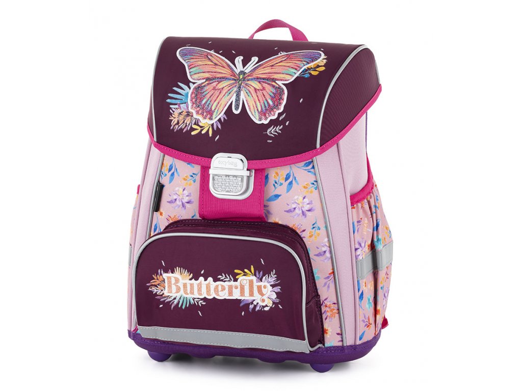 Karton P+P Školní batoh PREMIUM Motýl