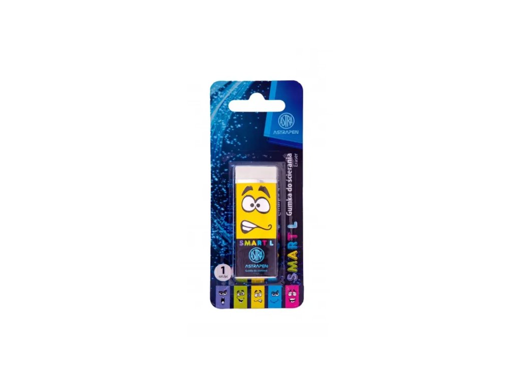 astra smart biela guma vell blister mix farieb 403022013
