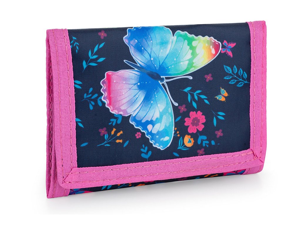 Karton P+P Dětská textilní peněženka Motýl 9-57923