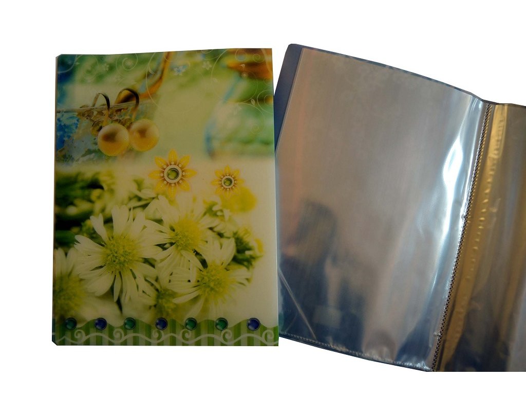 Katalogová kniha,A4,mix motivů, 20 listů