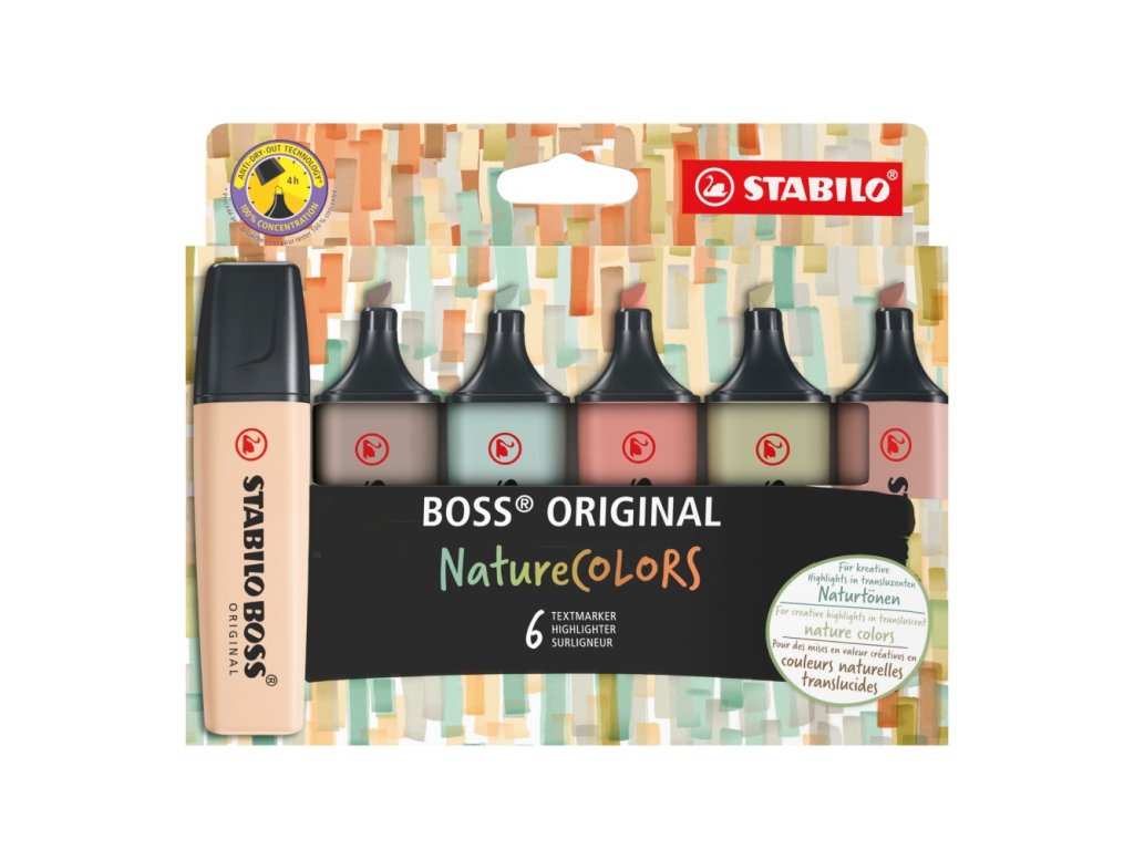 zvyraznovac stabilo boss original naturecolors 6 ks sada darek