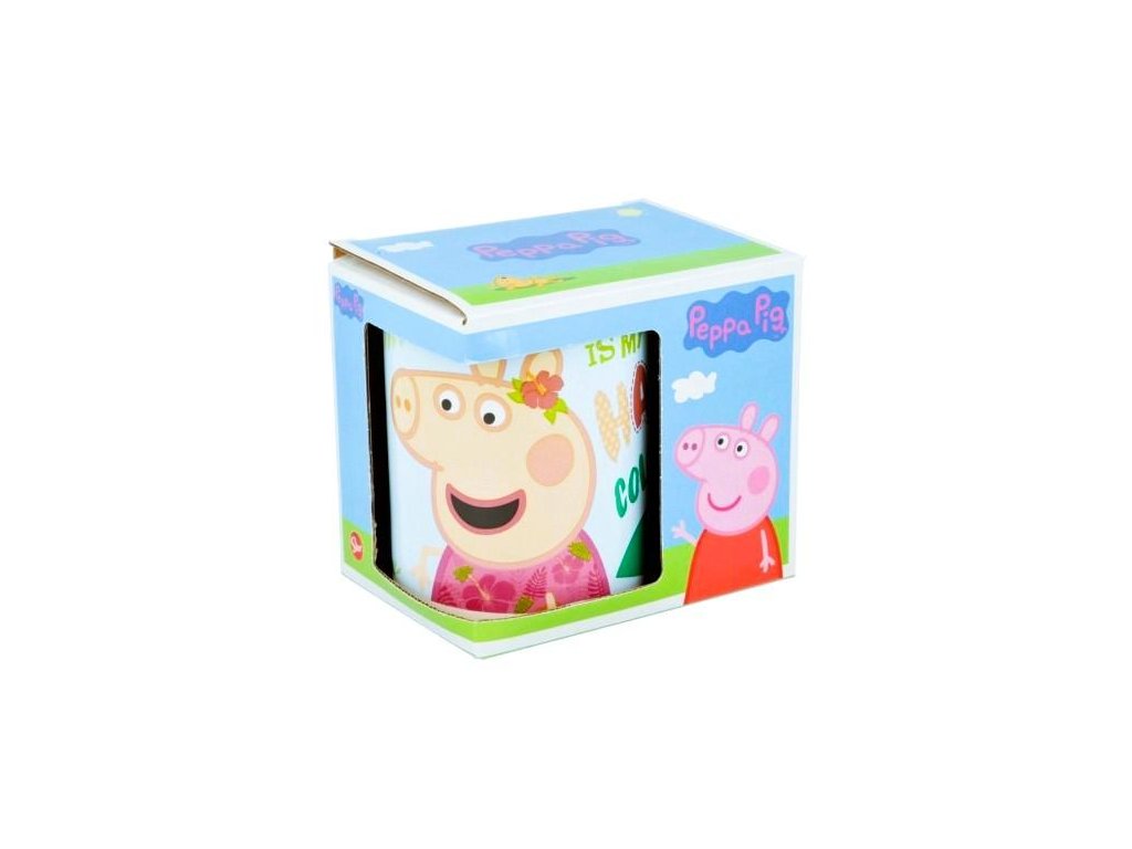 HRNEČEK PEPPA PIG GIM stor 20102 is my happy color (Velikost uni)
