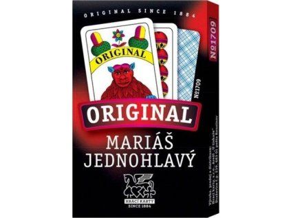 MEZUZA Karty MARIÁŠ 1709 jednohlavý papí