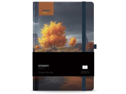 Blok TREES Serenity A6 linka s gumou