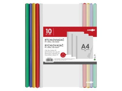rychlovazac s barevnou listou pp a4 sada 10 ks