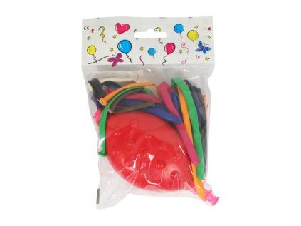 balon modelovaci mix barev 10 ks pumpa