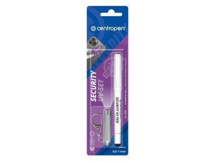 popisovac centropen 2699 security uv set sada
