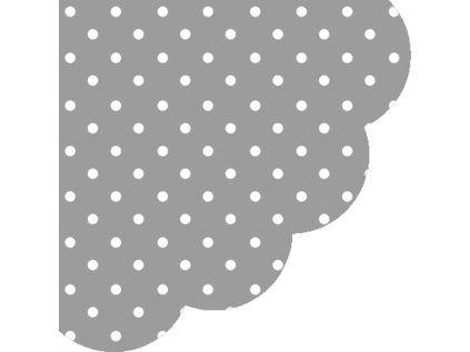 ubrousky paw r 32 cm dots grey