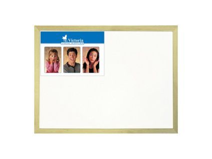 biela magneticka tabula v drevenom rame 30 x 40 cm