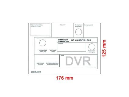 obalka dvr b6 125x176 mm samoprepis