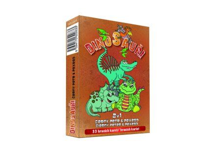 karty hraci cerny peter dinosauri