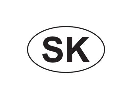 samolepka znacka sk 175x120 mm