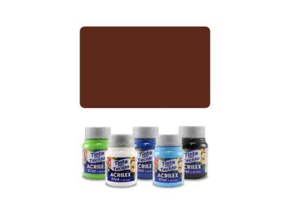 acr barva na textil 37ml brown